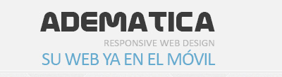 Adematica diseño web responsive. Su pagina web adaptada a todos los dispositivos móviles